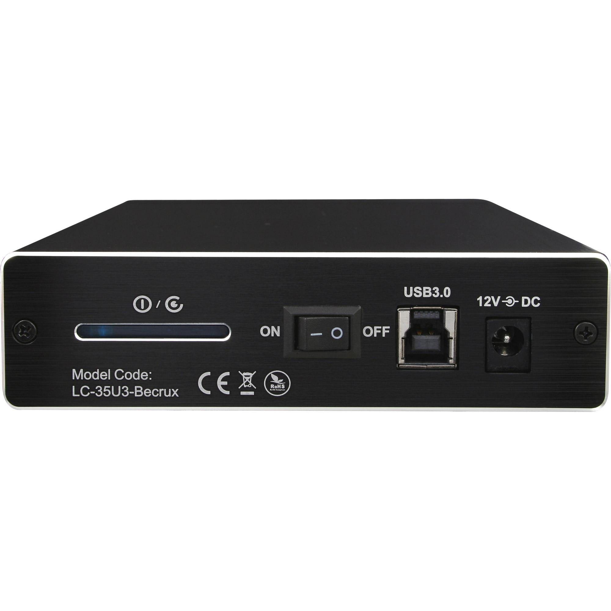 LC-Power LC-35U3-Becrux Nero 3.5 (USB Gehuse SATA-HDD 3.5Alu USB3.0 LC-POWER)