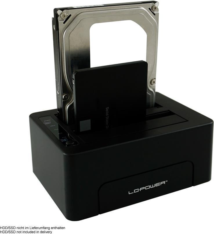 Docking station USB 3.1 1x HDD/SSD SATA da 6,3 cm