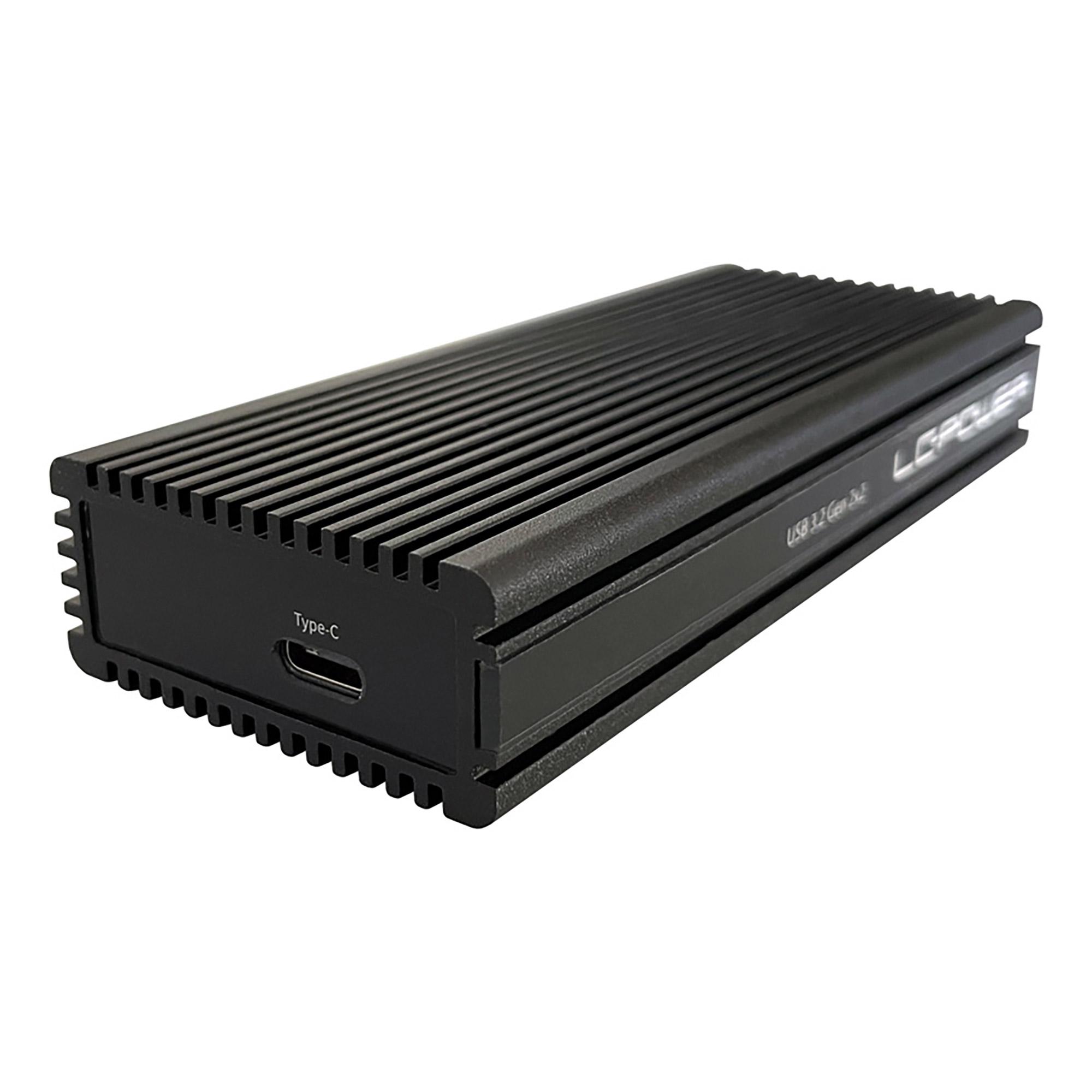 Custodia LC-POWER USB-C per un NVMe USB3.2 Gen 2x2, per un SSD NVMe M.2