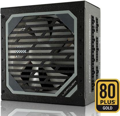 LC-Power LC1000M V2.31 alimentatore per computer 1000 W 20+4 pin ATX ATX Nero (Netzteil ATX LC-Power 1000W/120mm 80+ Gold Super