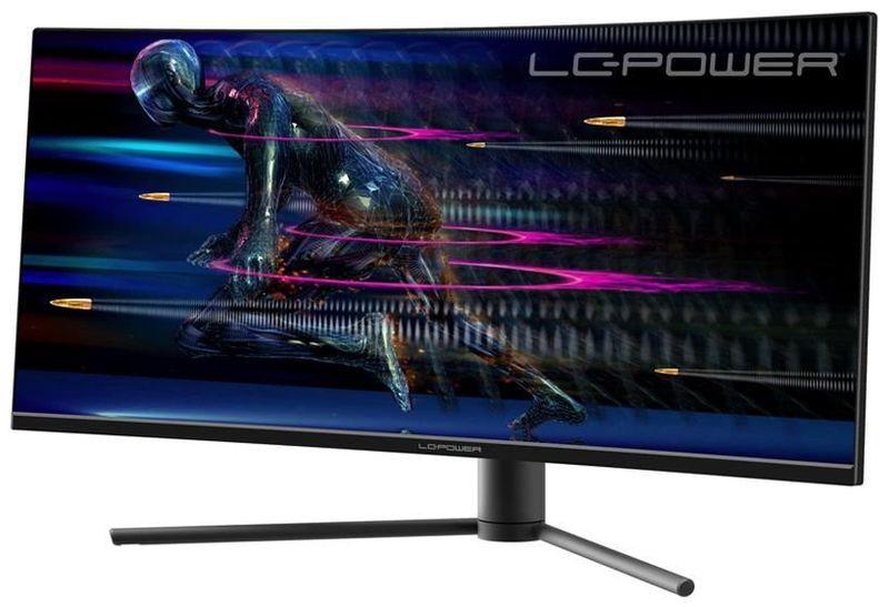 LC-Power LC-M34-UWQHD-165-C Monitor PC 86,4 cm [34] 3440 x 1440 Pixel UltraWide Quad HD Nero, Rosso (LC Power LC-M34-UWQHD-165-