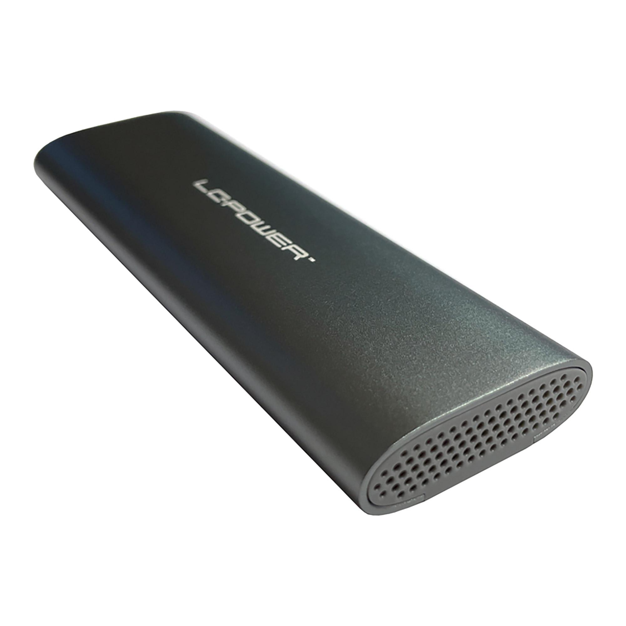 Scheda M.2 USB 3.2 (Gen 2) LC Power Ekstern Lagringspakning (PCIe NVMe e SATA)