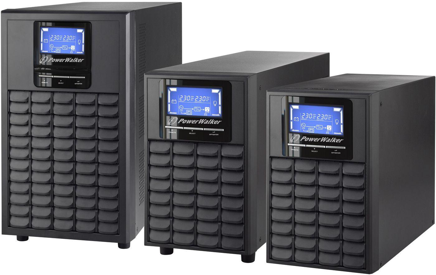 PowerWalker VFI 3000C LCD Doppia conversione [online] 3 kVA 2400 W 4 presa[e] AC (VFI 3000C LCD 3000VA/2400W - Online, Unique b