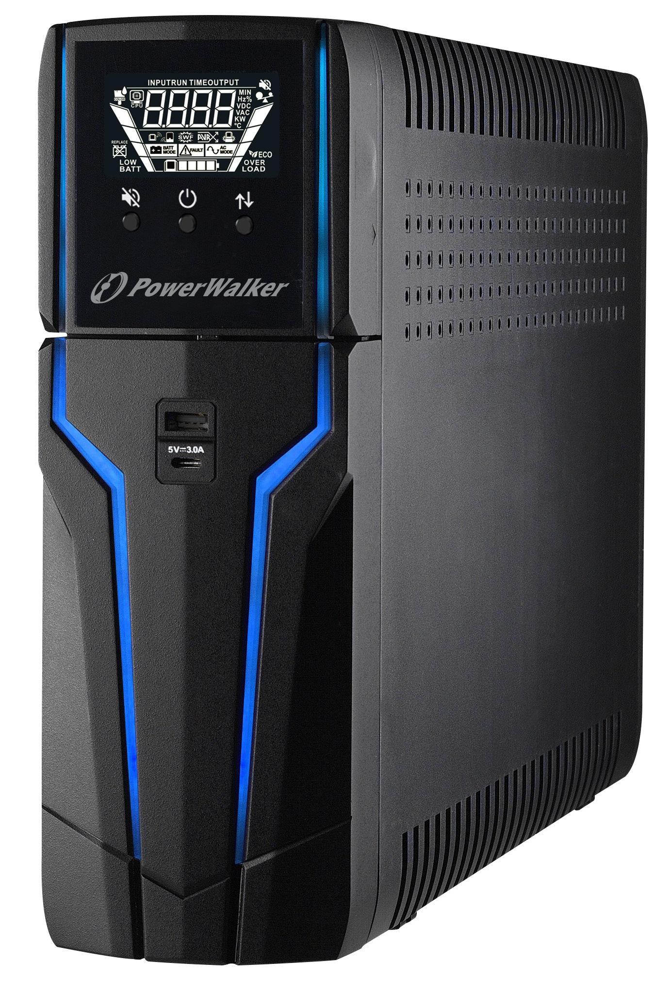 PowerWalker VI 1000 GXB IEC gruppo di continuitÃƒÆ’Ã‚Â  [UPS] A linea interattiva 1 kVA 600 W 8 presa[e] AC (VI 1000