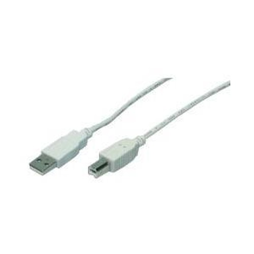 LogiLink 3m USB 2.0 cavo USB USB A USB B Grigio (LogiLink USB Cable, USB 2.0, 2x male,)