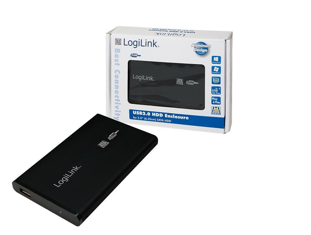 2.5" USB 2.0/SATA Black