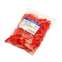 Protezione Knick Logilink per tappi RJ45, 5,5 mm, alloggiamento in plastica rossa, contenuto: 100 pezzi, in poli sacchetto (MP0