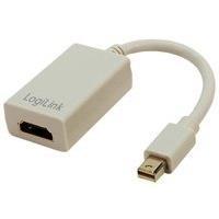 LogILINK - Adattatore video / audio - DisplayPort / HDMI - mini -displayport (m) - hdmi, 19 -pin (w) - 10 cm - (Displayport 1.1