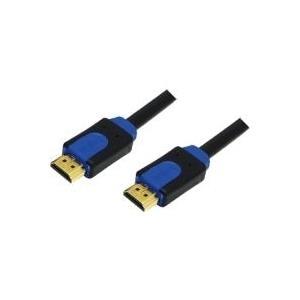 Logilink HDMI Kabel High Speed, con cavo Ethernet, 2,0 m per la trasmissione di dati audio, video ed Ethernet (CHB1102)