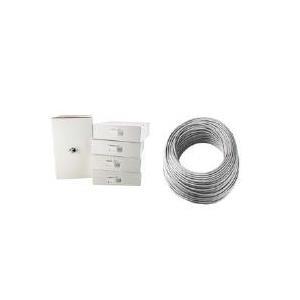 Cavo di installazione Logilink, gatto. 6, U/UTP, 100 m, grigio chiaro 4 x 2 AWG 23/1, cavo CCA (rame-alluminio (CPV0033))