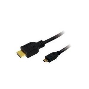 Logilink High Speed ​​con Ethernet - Video/Audio/Network Cable - HDMI - HDMI, 19 -Pin (M) - Micro -hdmi (M) (M) - 2 m (CH00