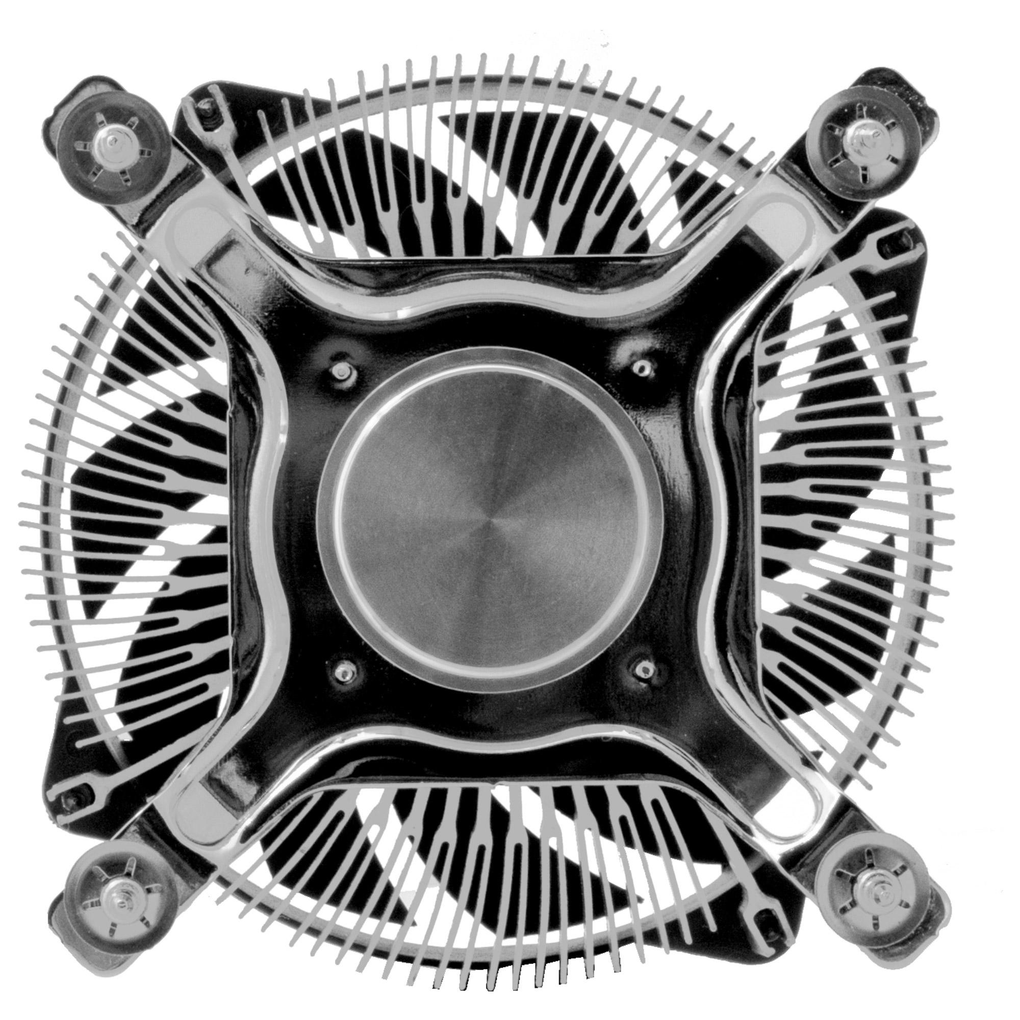 Titan DC -155A915Z/RPW - Relier d'aria del processore - (per: LGA1156, LGA1155) - Alluminio - 95 mm (DC -155A915Z/RPW)