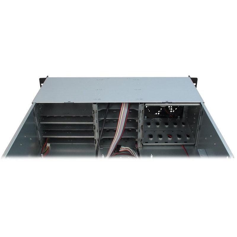 Inter-Tech 3U-30240 Supporto Nero (3U-30240 Rack Black - Warranty: 12M)