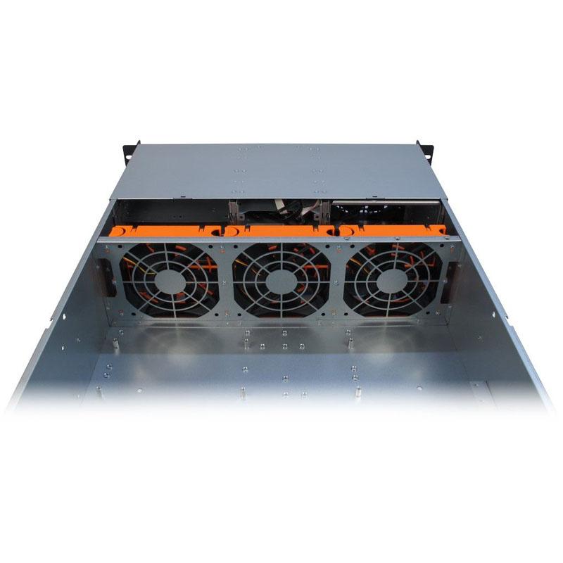 Alloggiamento 19'' IPC 3U 30255 Rack Mini-ITX, 12x3,5'' o 14x2,5''HDD