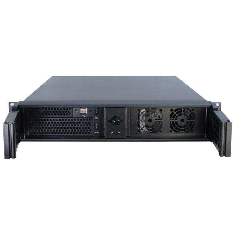 Alloggiamento rack 19'' IPC 2U 2U-2098-SL Rack 2U, nero, senza alimentatore, 2xUSB2.0