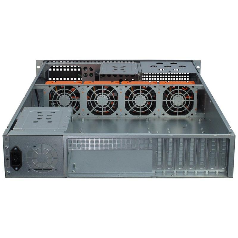 Alloggiamento 19'' IPC 2U-2129N Rack 2U, nero, senza alimentatore, 2xUSB2.0