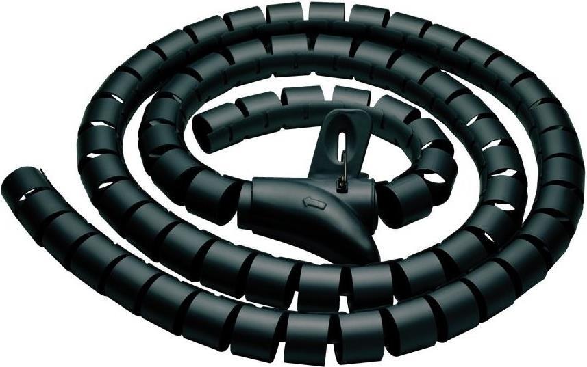 Cavo Purelink a spirale in polietilene 2,50 m nero