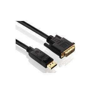 Ã¢â‚¬Â¢ PureInstall Serie Ã¢â‚¬Â¢ Zertifiziertes DisplayPort/DVI Kabel mit 24 kt. vergoldeten PrÃƒÂ¤zisions