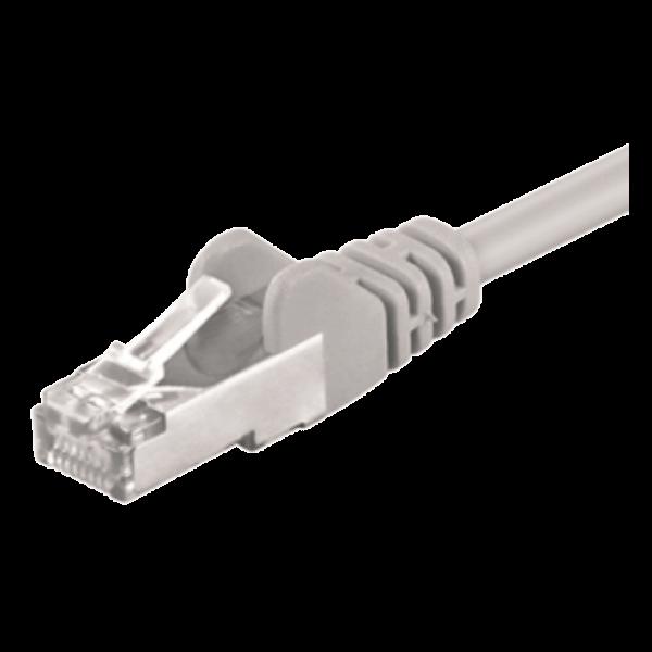 M-Cab 0.5m SFTP Cat5e cavo di rete Grigio 05 m SF/UTP S-FTP (CAT5E SFTP RJ45 0.5M GREY - 2.5GBIT PATCH CABLE)