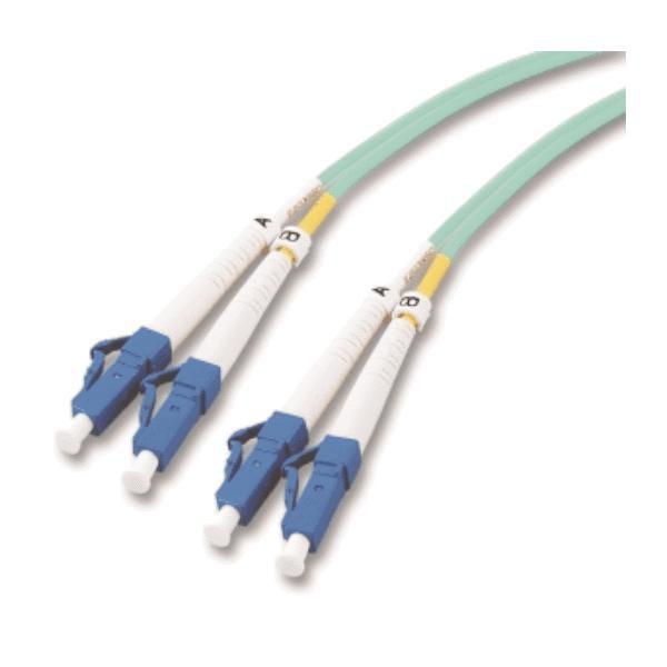 M-Cab 7003301 cavo InfiniBand e in fibra ottica 1 m LC Multicolore, Turchese (1M LWL JUMPER OM3 LC-LC - 50/125 LSZH DUPLEX AQUA)