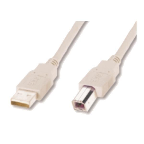 M-Cab 7001091 cavo USB 5 m USB 2.0 USB A USB B Grigio (5M USB 2.0 CABLE A-B / M-M - GREY CLASSIC)