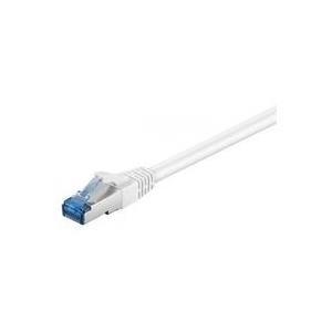 M-Cab Cat6A S/STP 1.5m cavo di rete Bianco 15 m S/FTP S-STP (CAT6A SFTP RJ45 1.5M WHITE LSZH - 10GBIT PATCH CABLE CU)