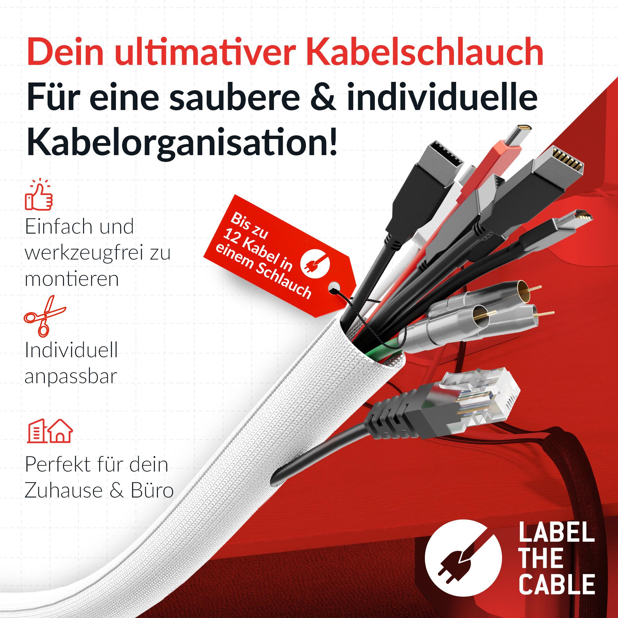 Label-the-cable LTC PRO CABLE TUBE - kabelisolering [PRO5120]