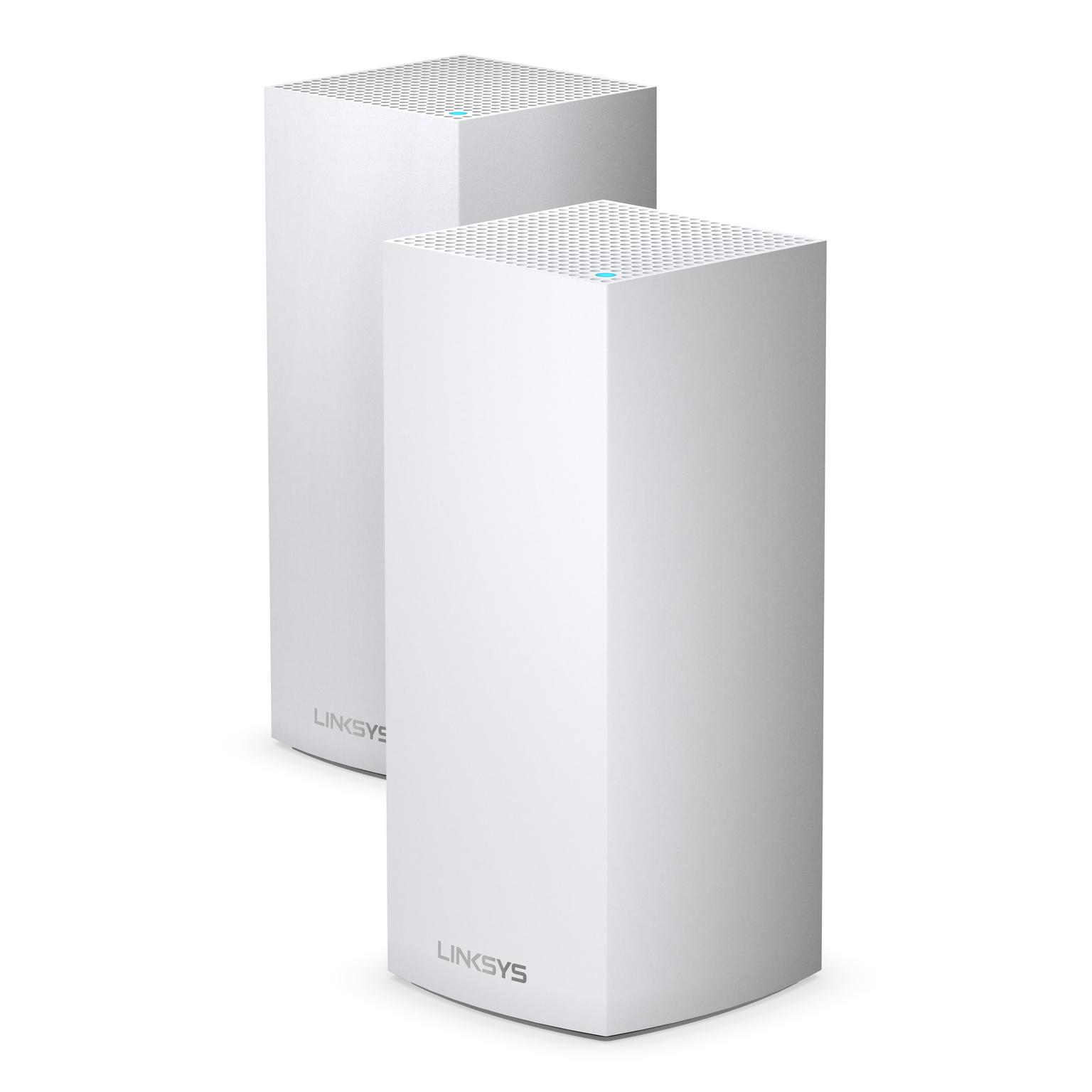 Linksys Velop Whole Home Intelligent Mesh WiFi 6 [AX4200] System, Tri-Band, 2-pack router wireless Gigabit Ethernet Banda tripl