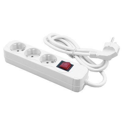 MediaRange MRCS205 prolunghe e multiple 1,4 m 3 presa[e] AC Bianco (MEDIARANGE 3-WAY SOCKET STRIP 1.4M, WHITE)