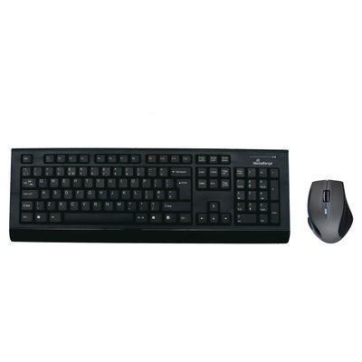 MediaRange MROS104-UK tastiera Mouse incluso Casa RF Wireless QWERTY Inglese UK Nero, Grigio (MediaRange Funk-Tastatur und Maus