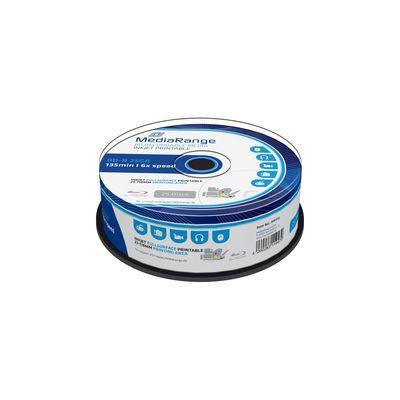 MediaRange BD-R 25GB 6x stampabile confezione da 25 ECO