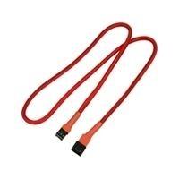 Nanoxia 3 -Pin Molex Extension - Tensione di estensione del cavo - Molex, 3 -Pin - Molex, 3 -pin - 60 cm - rosso