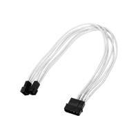 Nanoxia Molex [4-pin] - 2x Molex [3-pin], 0.3m 0,3 m (Kabel Nanoxia 4-Pin auf 2 x 3-Pin, Sin)