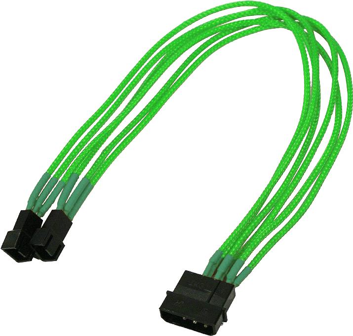 Nanoxia NX42A30NG cavo di alimentazione interno 0,3 m (Kabel Nanoxia 4-Pin auf 2 x 3-Pin, Sin)