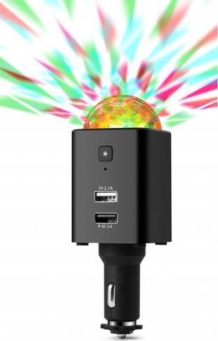 Caricabatteria da auto mobile Technaxx Disco TX-159 Capacità di carico corrente max. 21 A (4908)