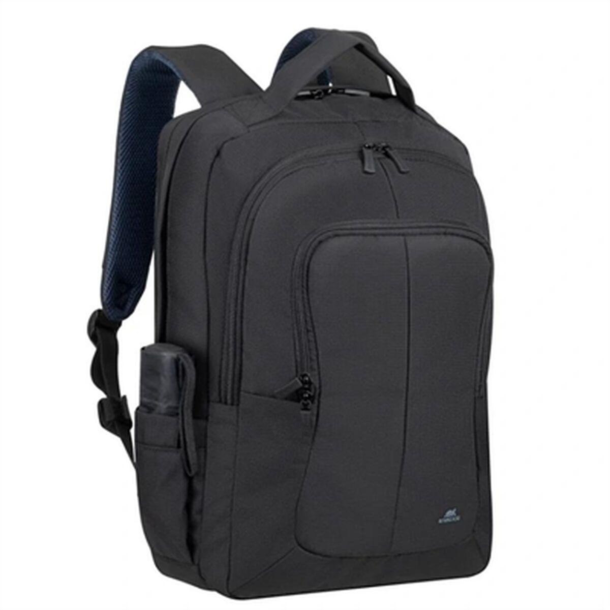 ZAINO RIVACASE TEGEL-ECO 17"- NERO - WATER RESISTANT - TASCHE LATERALI PORTA BOTTIGLIE - R8460B