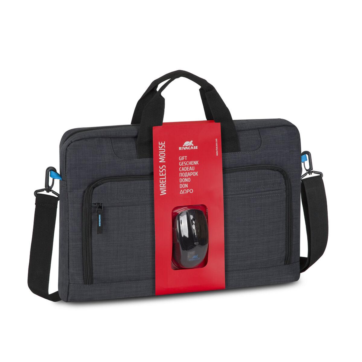 RIVACASE 8058 Bundle valigetta 17,3" + mouse wireless.