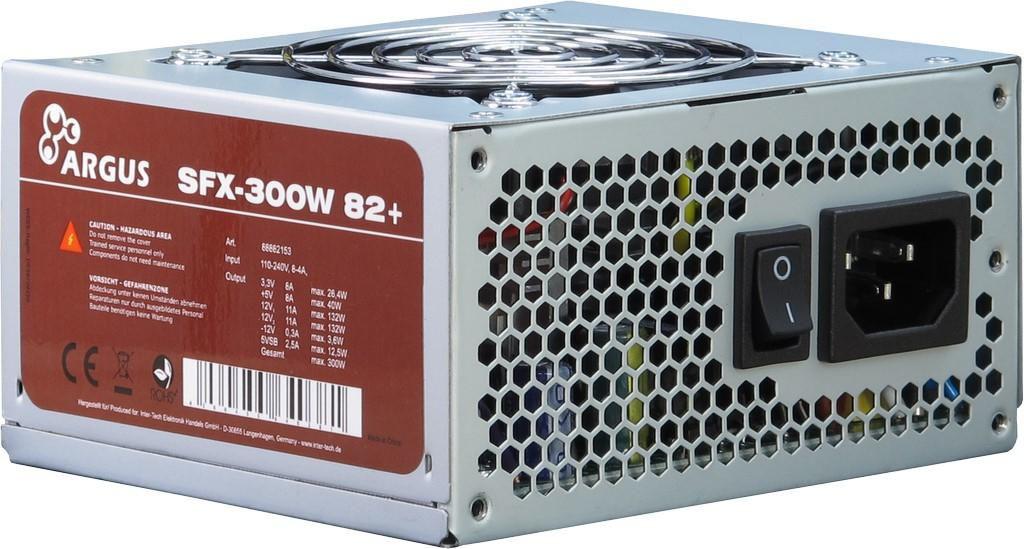 Inter-Tech SFX-300W alimentatore per computer ATX Grigio (Sfx-300W Power Supply Unit - 204 Pin Atx Atx Grey - Warranty 12M)