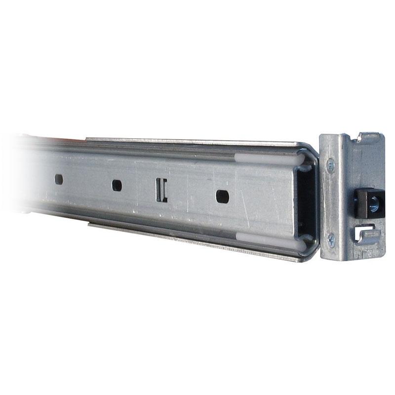 Set guide telescopiche IPC 650mm 1U, ALU, argento, per IPC 1U-10240/10248