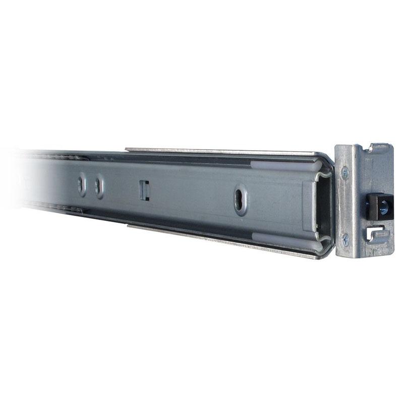 Set guide telescopiche IPC 455mm 1U, ALU, argento, per server IPC 19'', 30kg