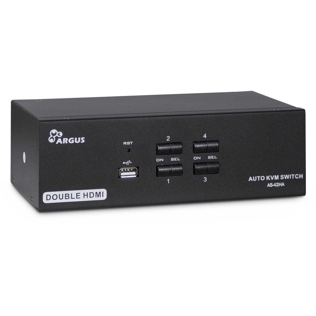 Switch KVM IPC AS-42HA HDMI Metallo