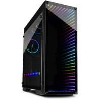 Inter-Tech X-908 Infini2 Trn Udvidet ATX Ingen strmforsyning Sort
