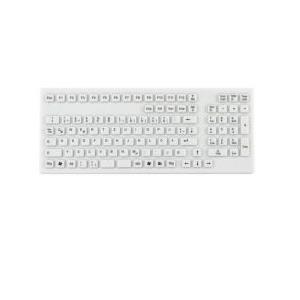 GETT Smart Clinical Board USB (DE) Silicon IP68 tastie White White White Disinfectable White Disinfectable (TKG-106-IP68 White-