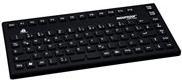 Indugroof Smart Compact Black Black USB DE SILICON IP68 Disinfettante tastiera - tastiera - 86 tasti (KG24204)