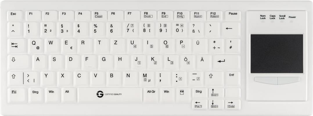 Gett CleanType Xtra Touch Protect Silicone Store con touchpad IP68 Disinfect - Get CleanType Xtra Touch Protect Siliconta Direc