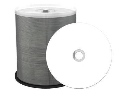 MediaRange DVD-R 4.7GB 120min 16x 100 cakebox impermeabile bianco