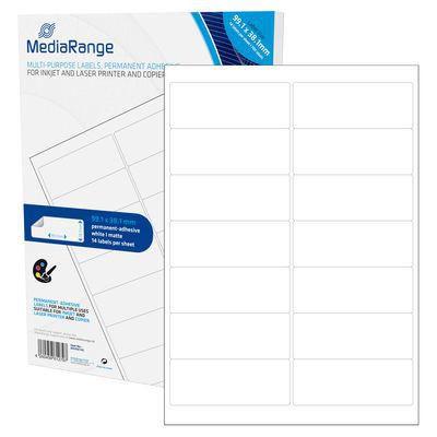 MediaRange MRINK146 etichetta autoadesiva Permanente Bianco 700 pz (MediaRange - etiketter til flere form? LEADTIME6DAYS:leadti