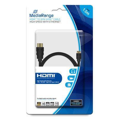 MediaRange HDMI med Ethernet-kabel - 1