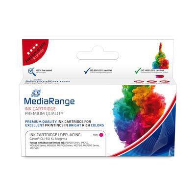 MediaRange MRCC551MXL cartuccia d'inchiostro 1 pz Compatibile Magenta (MRCC551MXL)