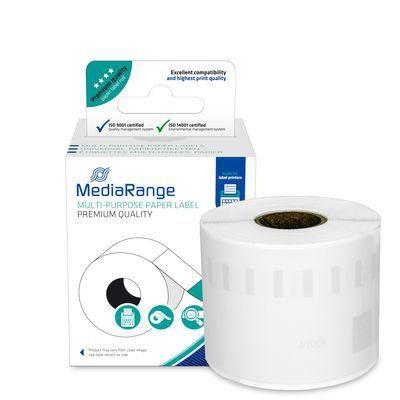 Nastro per etichette MediaRange 54x101mm nero/bianco Dymo 99014/S0722430 220pz